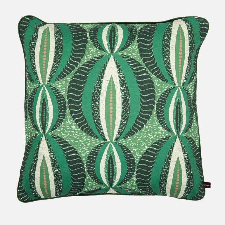 Ijoba Modern Green Throw Pillow