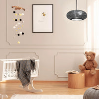 Lila Black Drop Ceiling Light