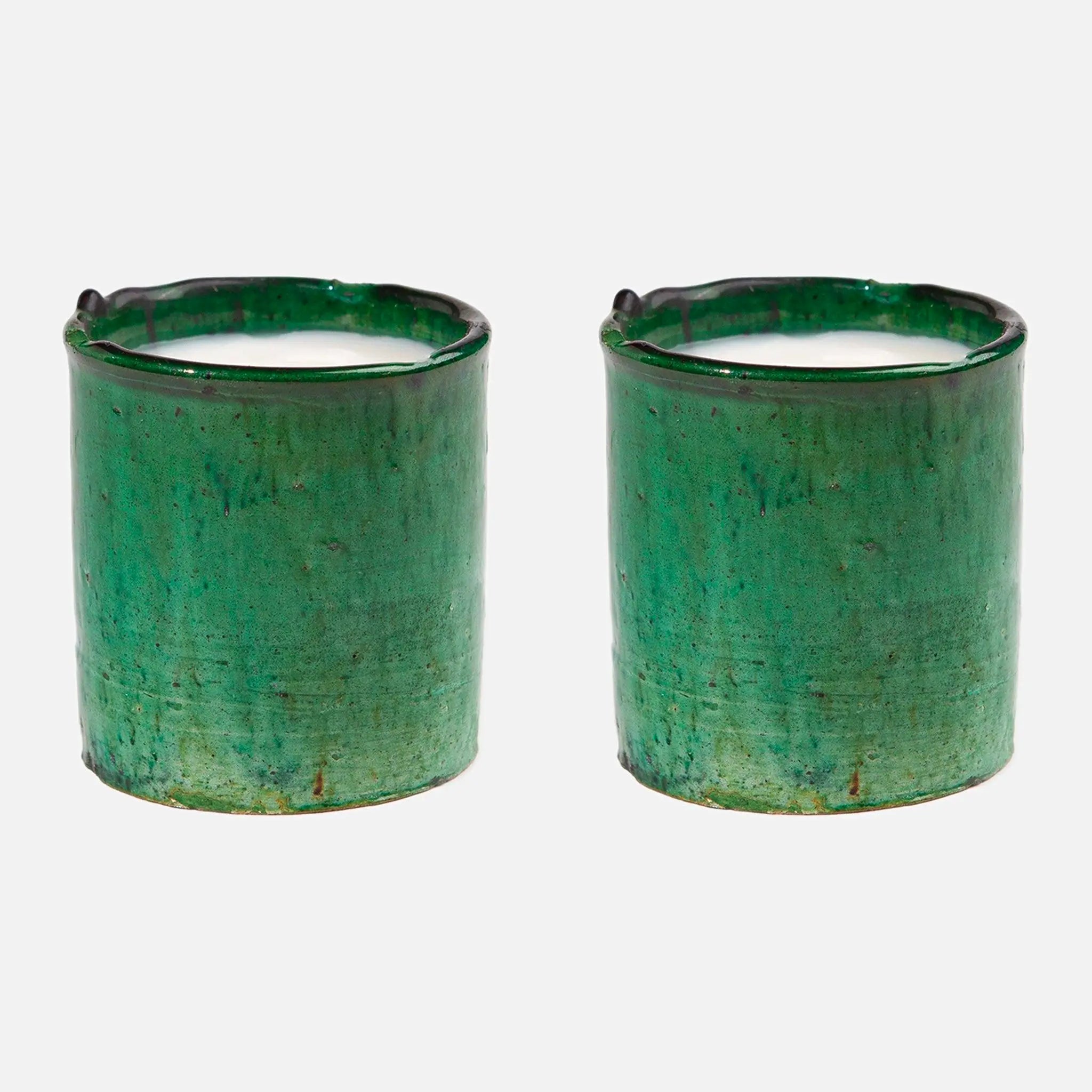 Luxury Mint Artisan Candles Set