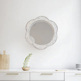 Modern Wall Mirror - White Naka