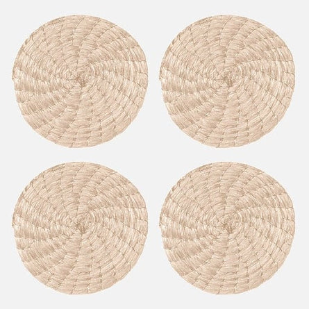 Natural Absorbent Drink Coasters 4 Set