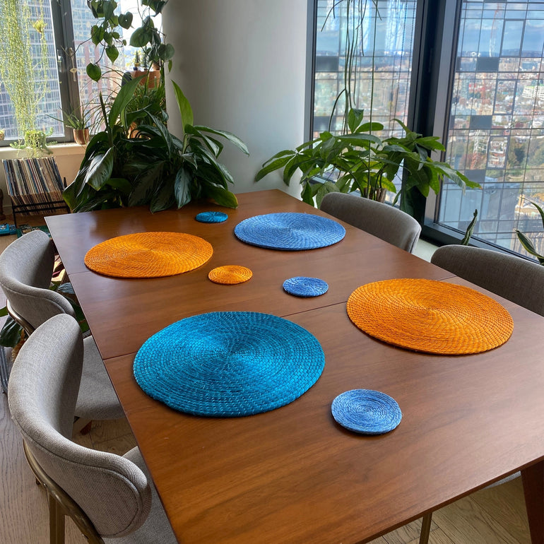 Natural Placemat and Coaster Set of 8 – 54kibo