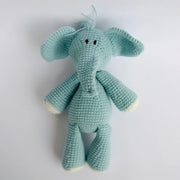 Ndlovu Blue Hand Crochet Elephant Toy