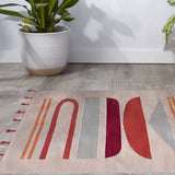 Burnt Orange Rug - Cotton