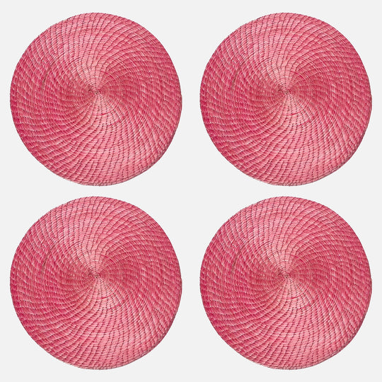 Pink Coastal Placemats 4 Set