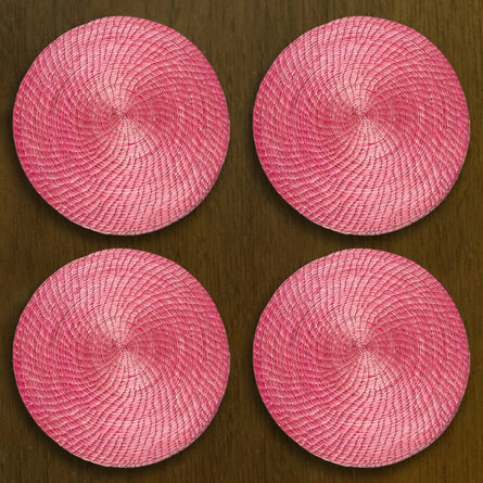 Pink Coastal Placemats 4 Set