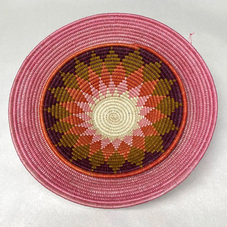 Pink Woven Decorative bowl