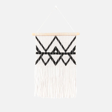 Rhombus Black White Nursery Decor