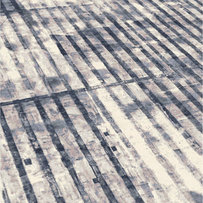 Rooftop Black + White Carpet - Sample