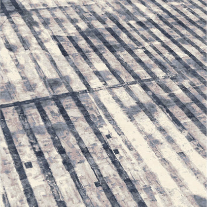 Rooftop Black + White Carpet - Sample