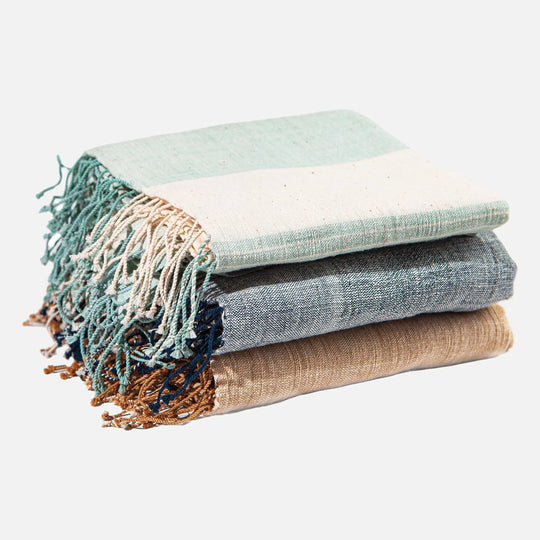 Sabana Blue Organic Cotton Towels