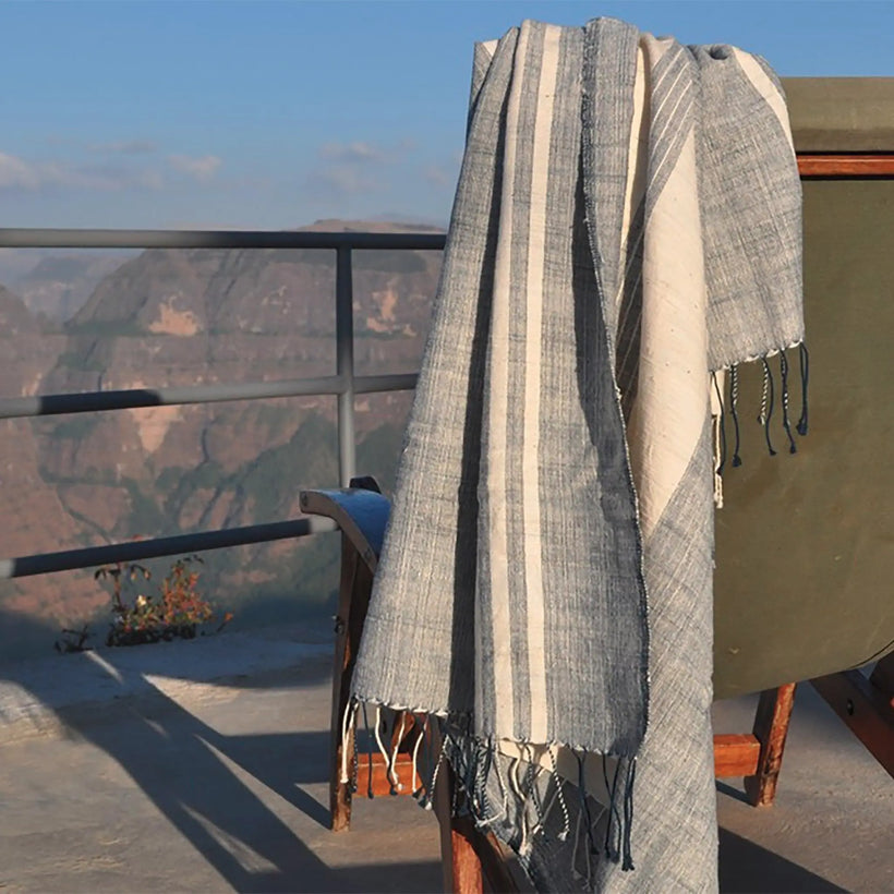 Sabana Blue Organic Cotton Towels