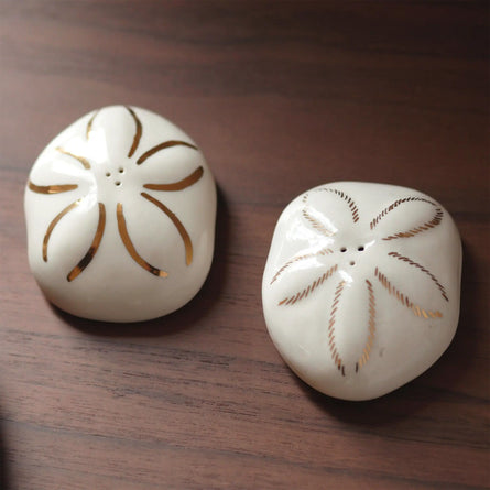 Sand Dollar Cute Salt and Pepper Shakers