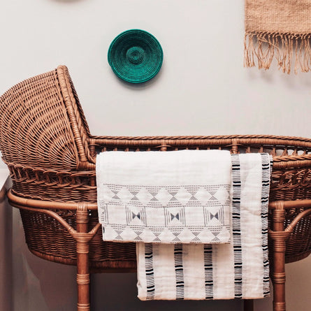 Emerald Decorative Woven Basket