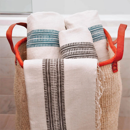 Tana Grey Bath Towels