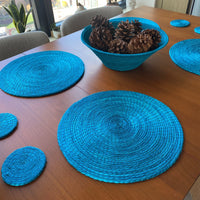 Teal Green Placemats 4 Set