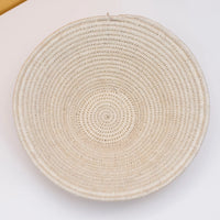 White Sisal Coffee Table Bowl