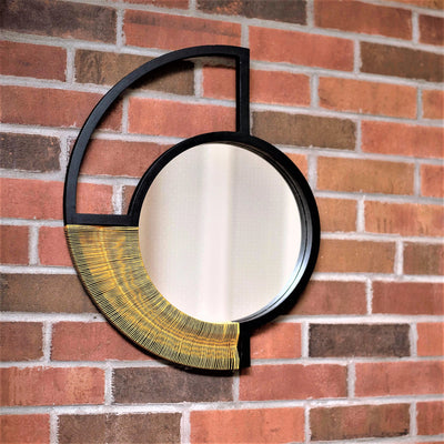 wooden mirror