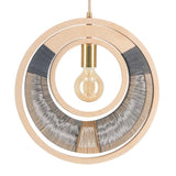 Woven Ring Globe Ceiling Light