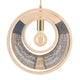 Woven Ring Globe Ceiling Light