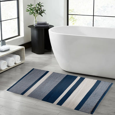 woven bath mat