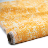 Yellow Stretch Velvet Fabric