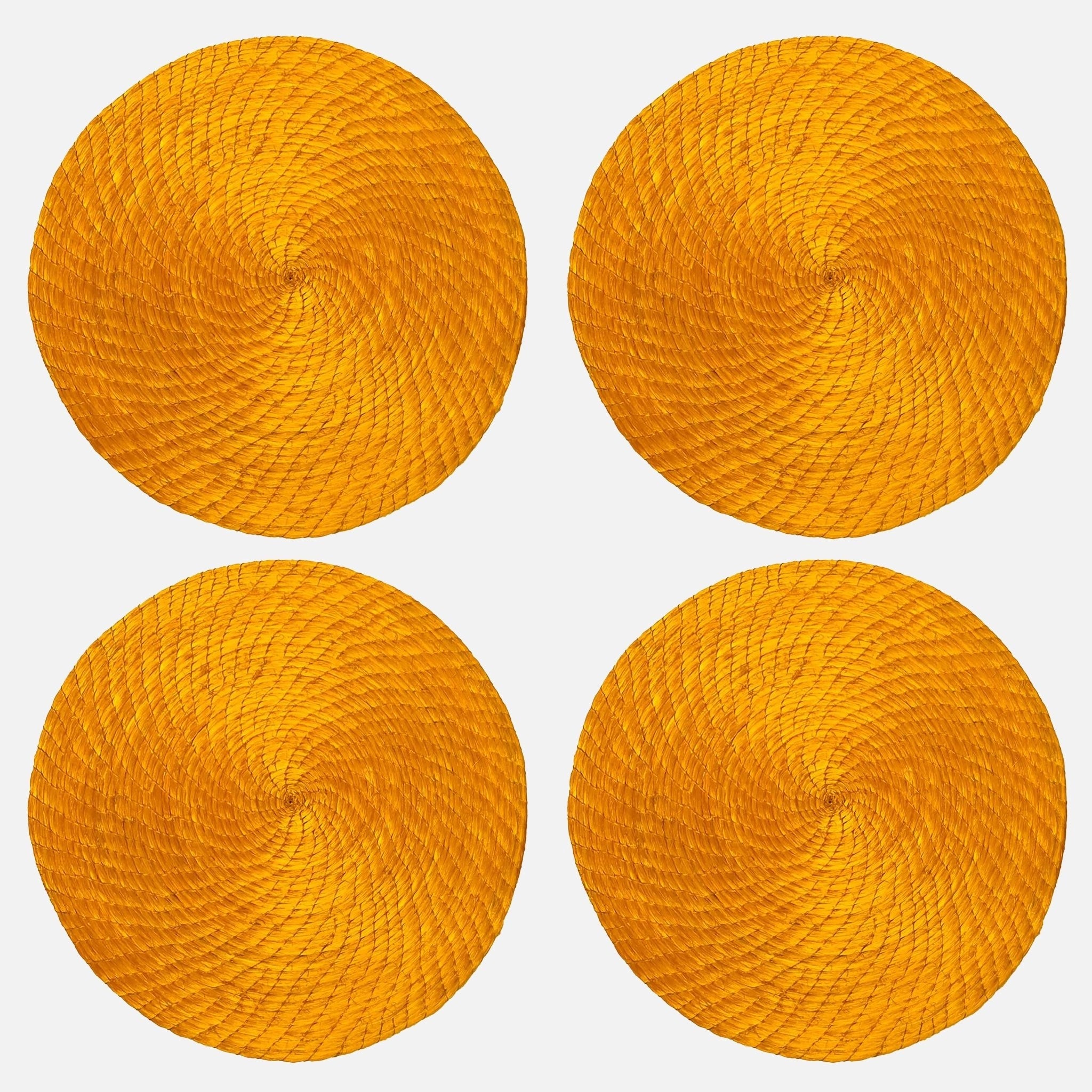 Yellow Summer Placemats 4 Set