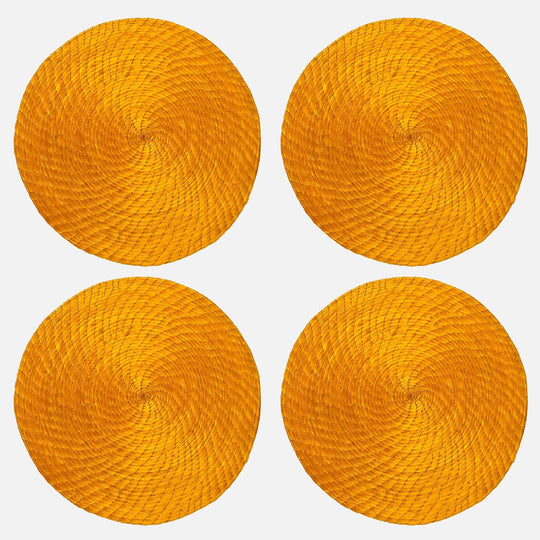 Yellow Summer Placemats 4 Set