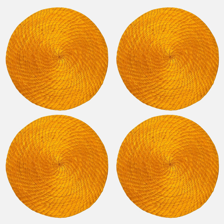 Yellow Summer Placemats 4 Set