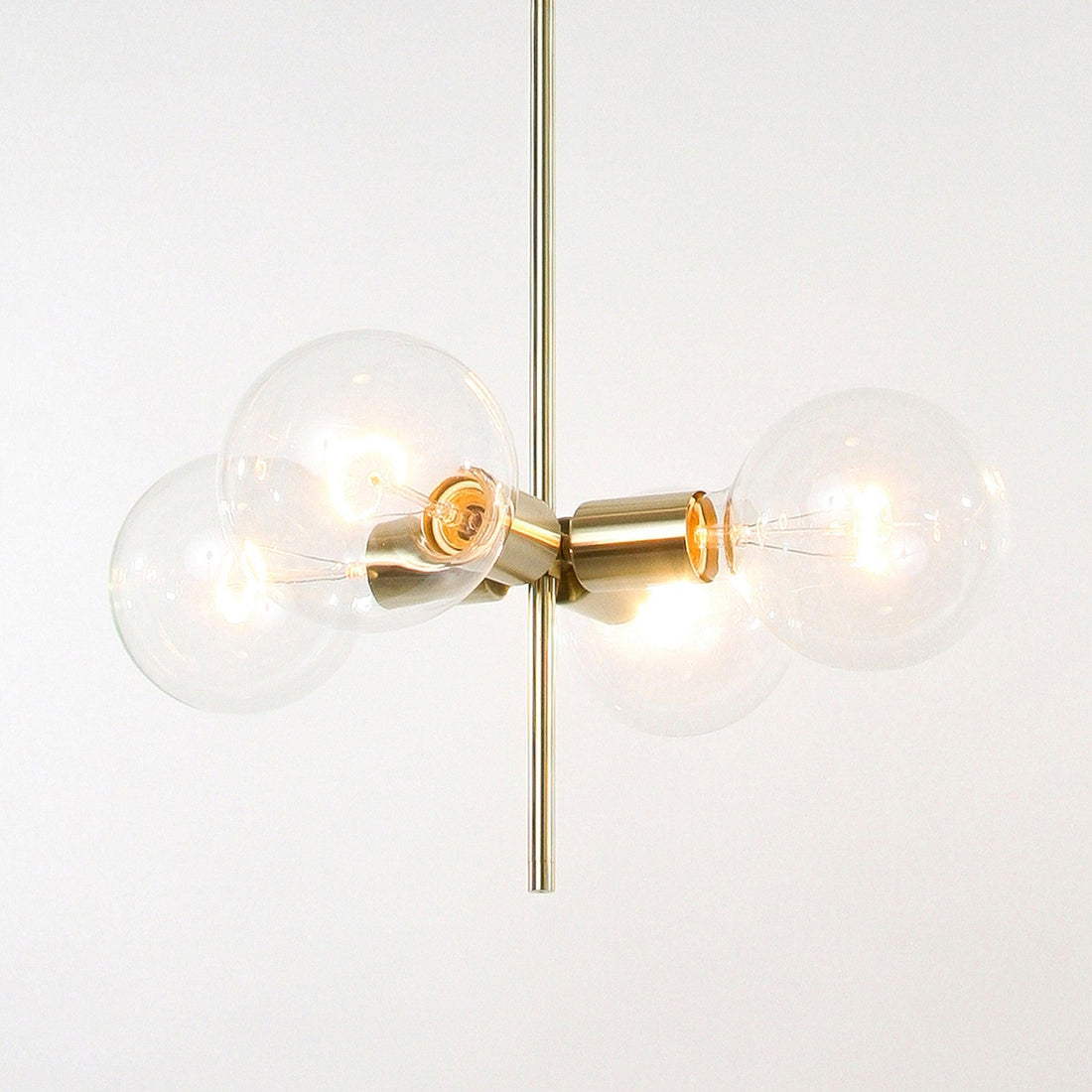 4 Globe Modern Linear Chandelier - 54kibo