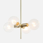 4 Globe Modern Linear Chandelier - 54kibo