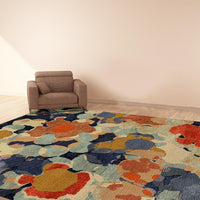 80 Knot Flower Bamboo Silk Rug - 54kibo