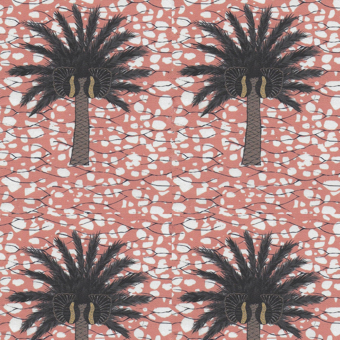 Aburi Floral Upholstery Fabric - 54kibo