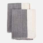 Addis Gray Guest Hand Towels Set 2 - 54kibo