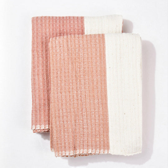 Addis Pink Hand Towels Set 2 - 54kibo