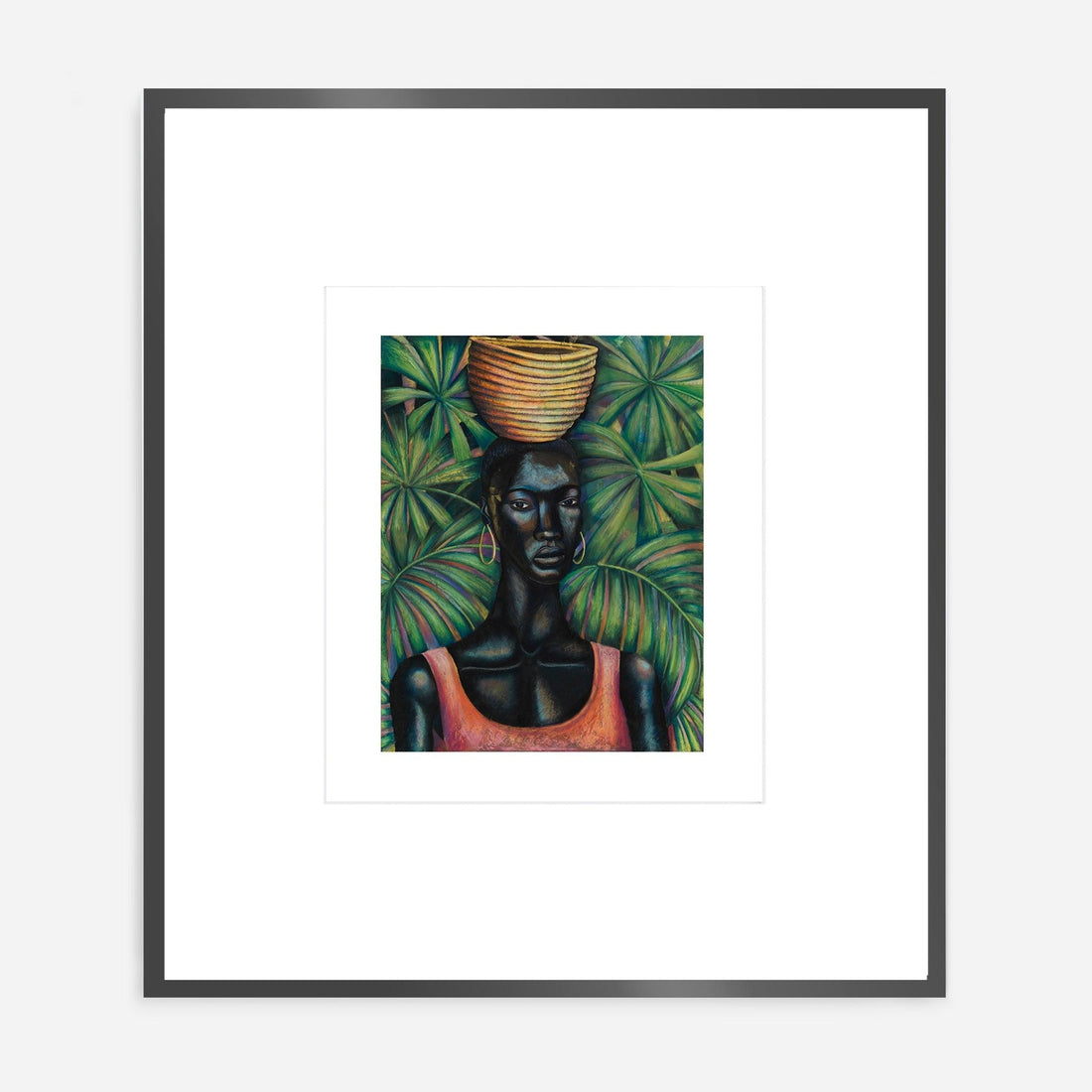 Adjoa Black Women Art on frame - 54kibo