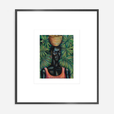 Adjoa Black Women Art on frame - 54kibo