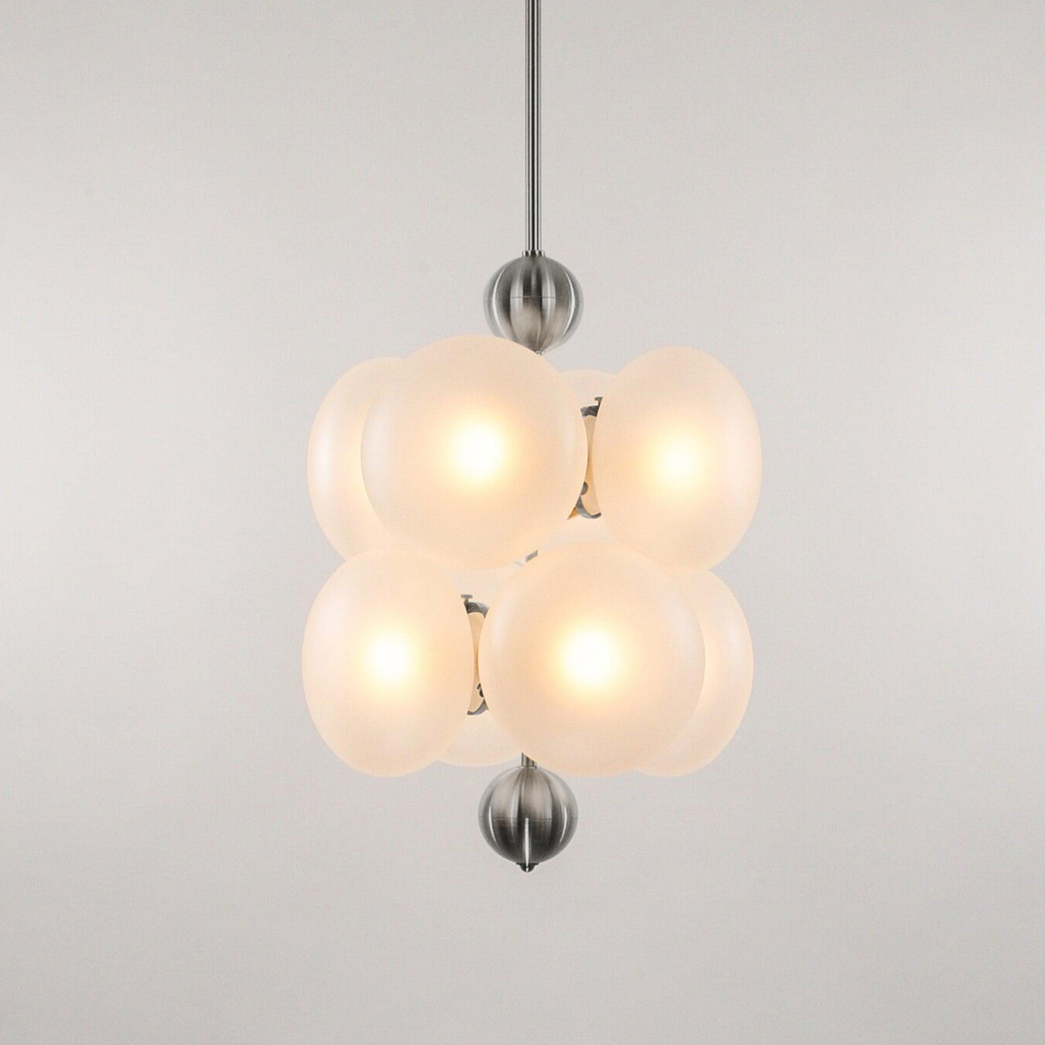 Allure Smoked Glass Pendant Light - 54kibo