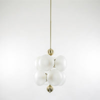 Allure Smoked Glass Pendant Light in daylight- 54kibo