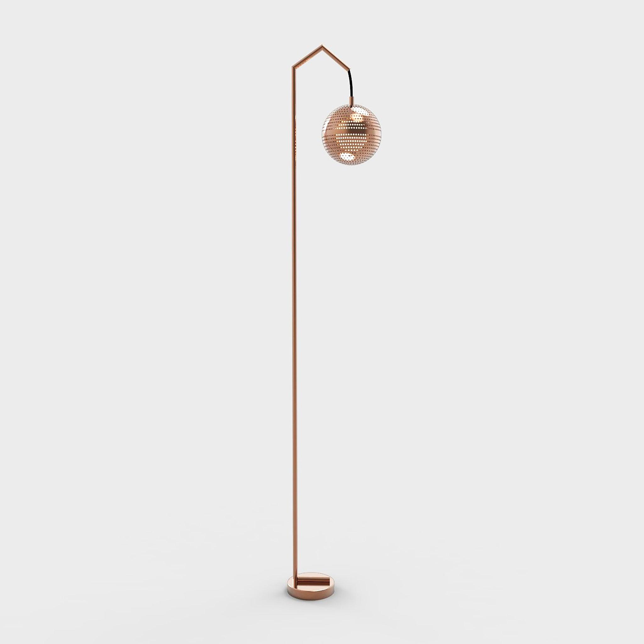 Amur Copper Floor Lamp - 54kibo