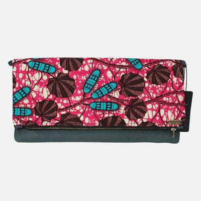 Ankara Clutch - Pink - 54kibo