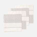 Awash Black and White Napkins Set - 54kibo