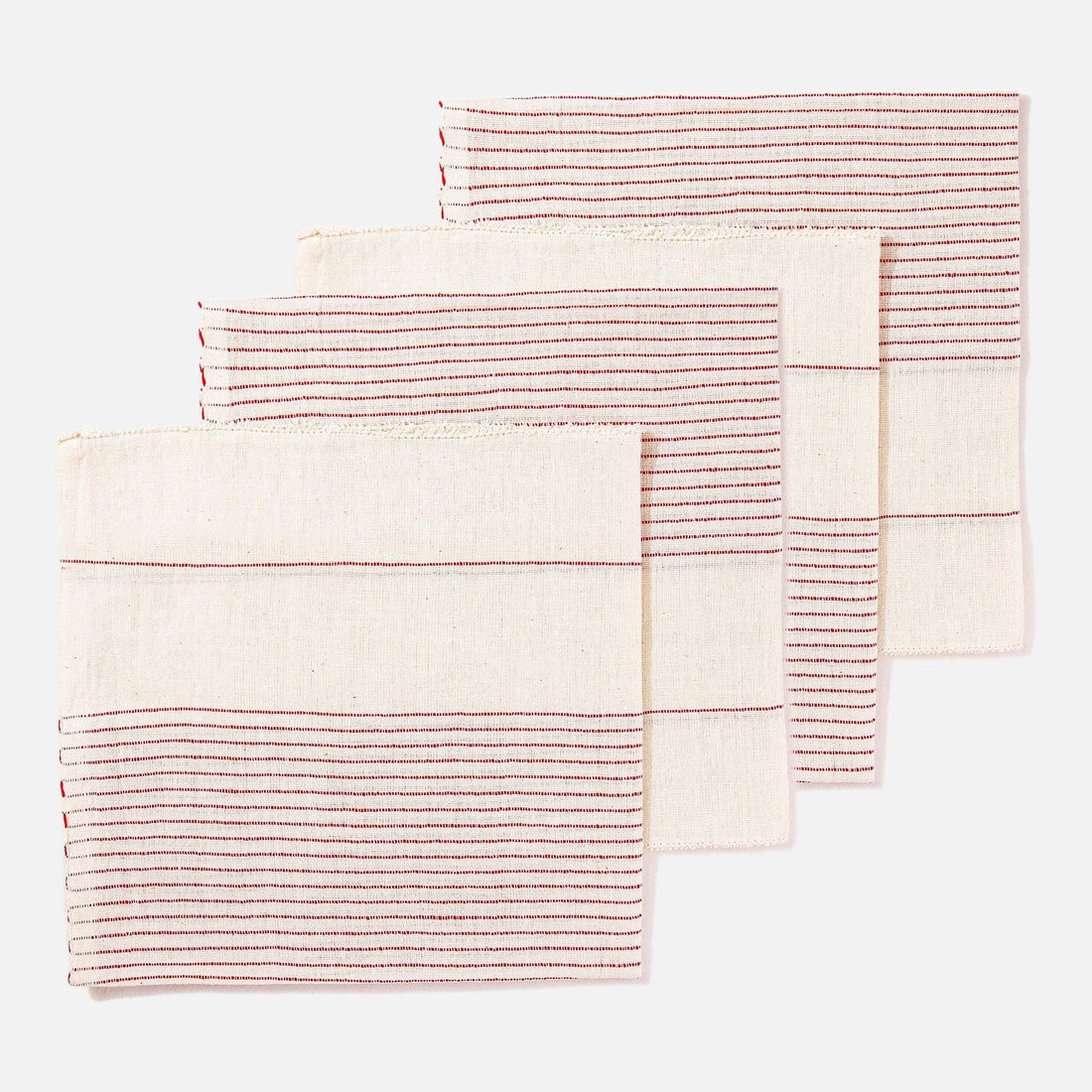 Awash Red Cloth Napkins Set - 54kibo