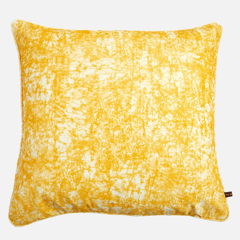 Batik Velvet Gold Decorative Pillows - 54kibo