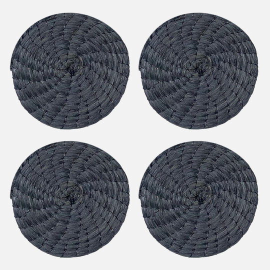 Black Coasters 4 Set - 54kibo