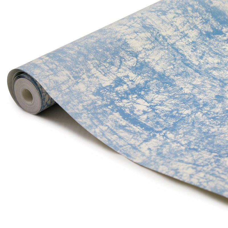 Blue Batik Designer Luxury Wall Paper - 54kibo