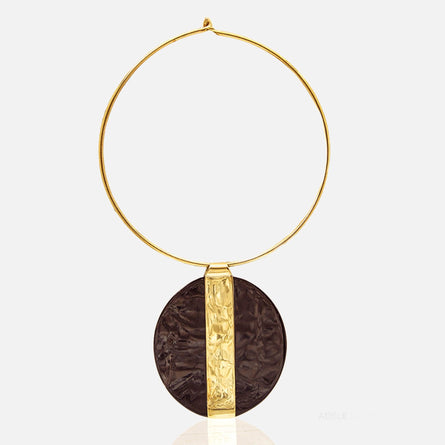 Brass Necklace Luna - 54kibo