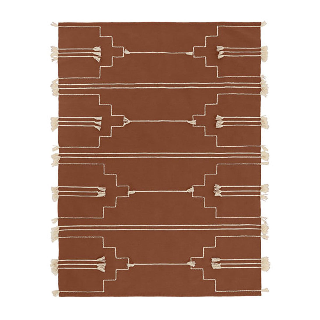 Brown Drift Rug - 54kibo