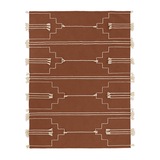 Brown Drift Rug - 54kibo