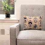 BWM Tan Throw Pillows - 54kibo